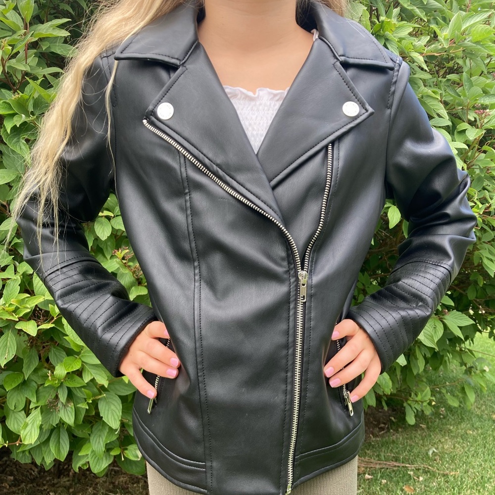 Art class pleather‎ motorcycle jacket m 8/10